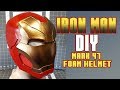 DIY IronMan Mark 47 foam helmet Spiderman Homecoming