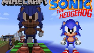 Minecraft - 3D Sonic Sprite from Sonic the Hedgehog (GEN) on Minecraft (PC) - User video