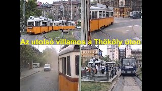 2003.05.03. Az utolsó villamos a Thököly úton, avagy VEKE UV túra (3866-3890). Egy korszak véget ér.