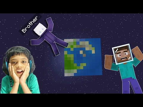 MY BROTHER GOT LOST IN SPACE IN MINECRAFT