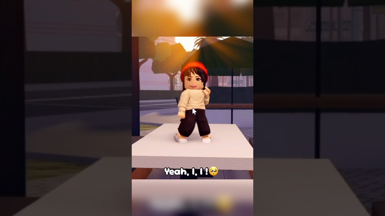 I HATE THAT I MADE YOU LOVE ME!🥺💔 #shorts #roblox #singing #arianagrande