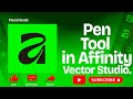 PENTOOL IN AFFINITY VECTOR @affinitywithdansky @Affinity  @GraphicDesignHindiMe @VectoraAt5