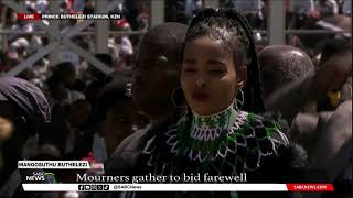 Prince Mangosuthu Buthelezi Archbishop Thabo Makgoba Leads In Prayer