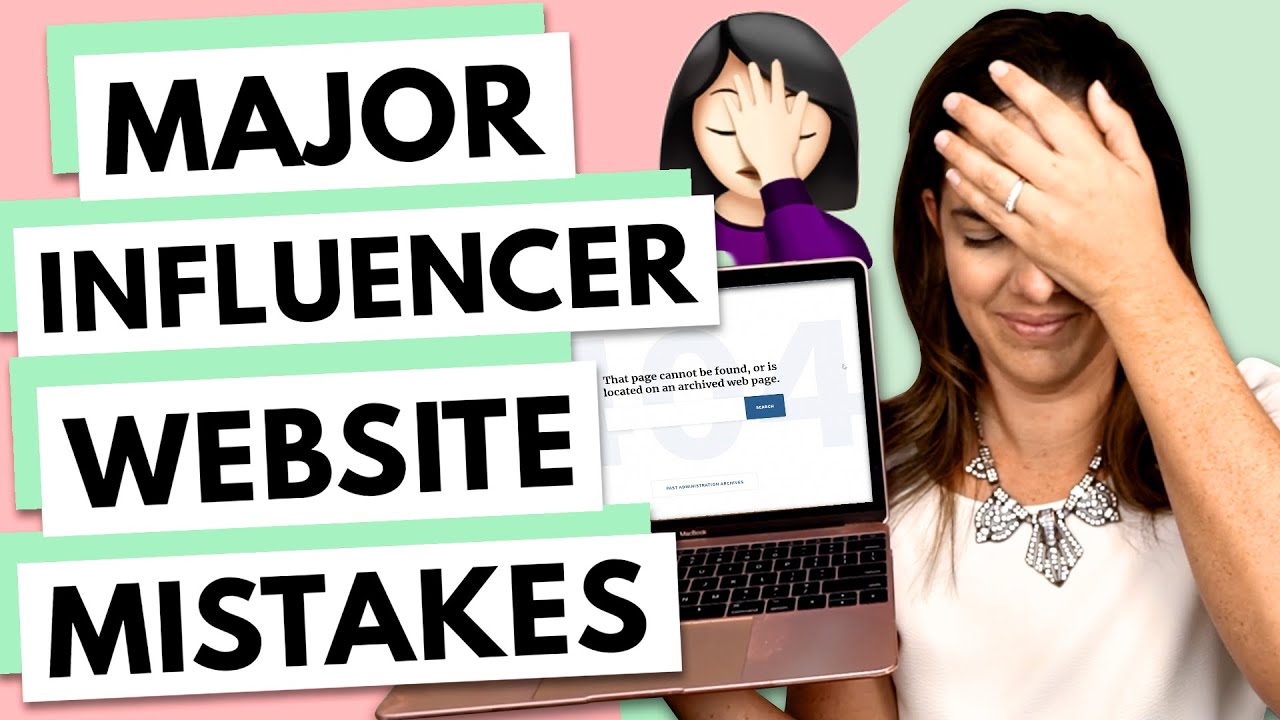 Influencer Websites  5 Major Mistakes