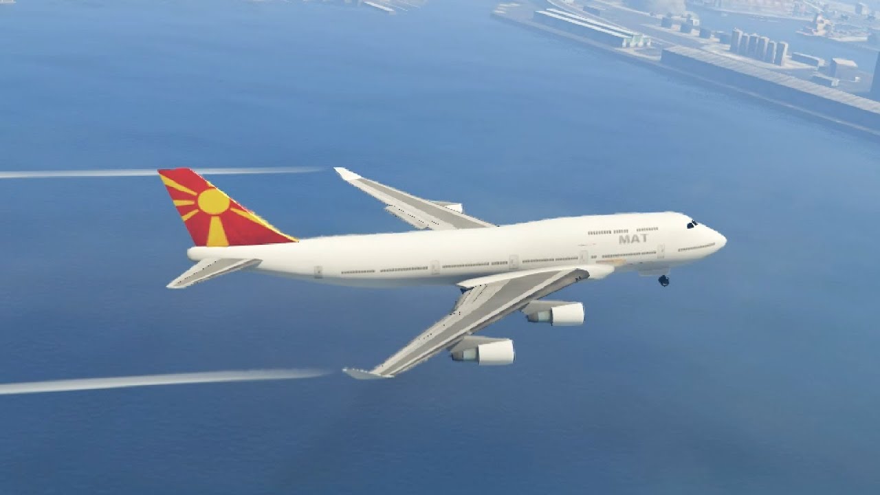 Gta V Mat Macedonian Airlines Skin Youtube