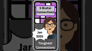 January 2025’s Hardest #nytconnections  Puzzles 🔥 #connections  #puzzle
