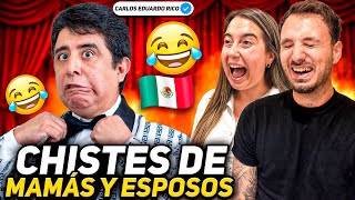 🇪🇸 REACCIÓN a CHISTES de MAMÁS y ESPOSOS de CARLOS EDUARDO RICO 🇲🇽 **no paramos de reír!!!** 