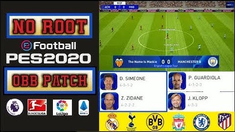 How To Install All PES 2020 Mobile OBB Patch