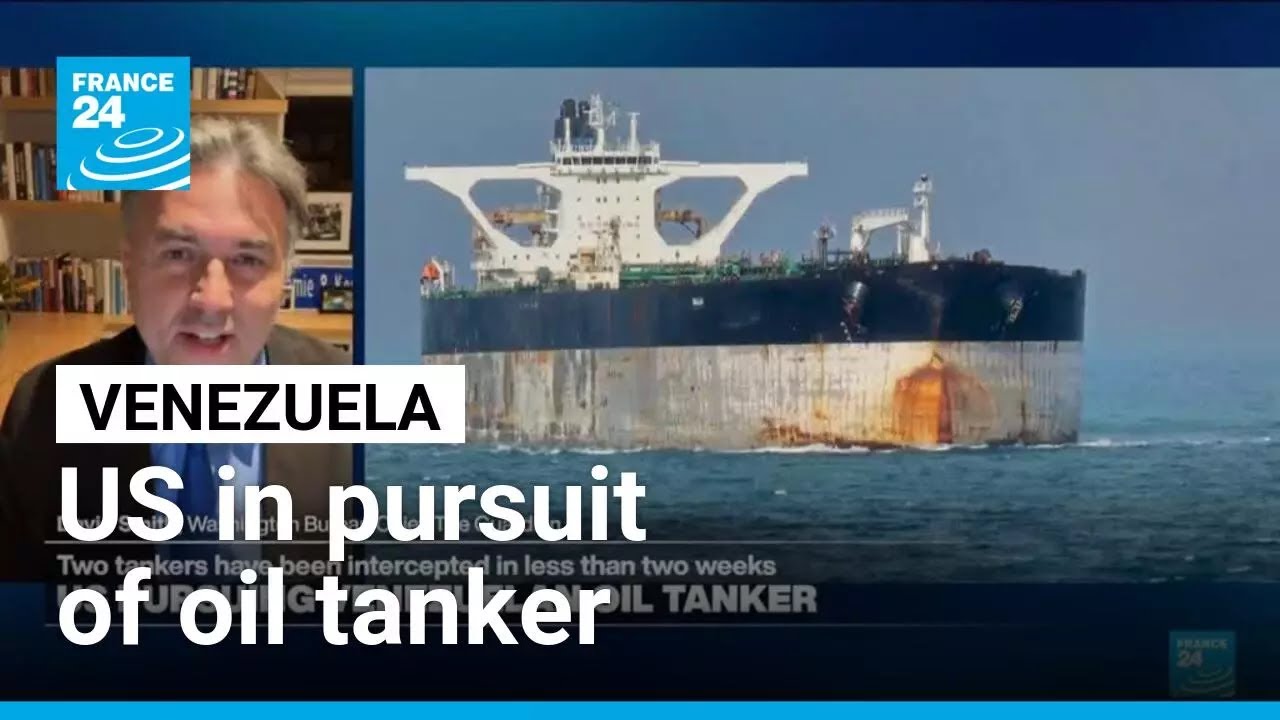 US pursues 'sanctioned dark fleet vessel' off the coast of Venezuela • FRANCE 24 English