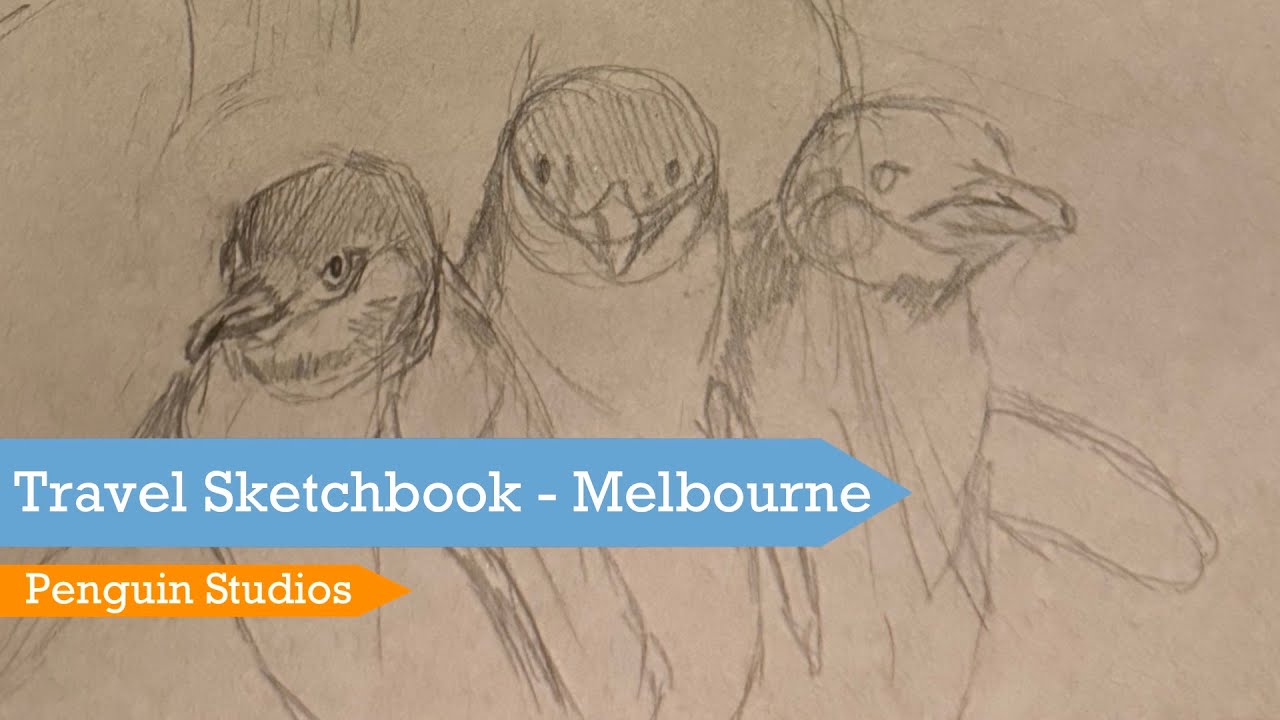 Travel Sketch - Melbourne 