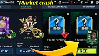 DO THIS URGENTLY FREE 118-120 FOUNDERS EVENT & MARKET CRASH FIFA MOBILE 23