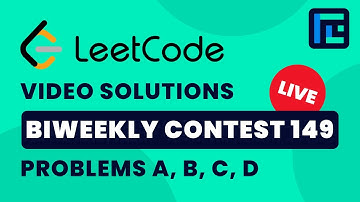 Leetcode Biweekly Contest 149 | Video Solutions - A to D | by Jay Shirgupe | TLE Eliminators