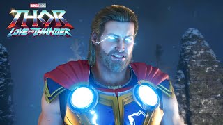 Thor Love and Thunder MCU Suit Gameplay - Marvel&#39;s Avengers PS5
