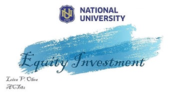 PFRS 9 Financial Instrument ㅡ Equity Investment