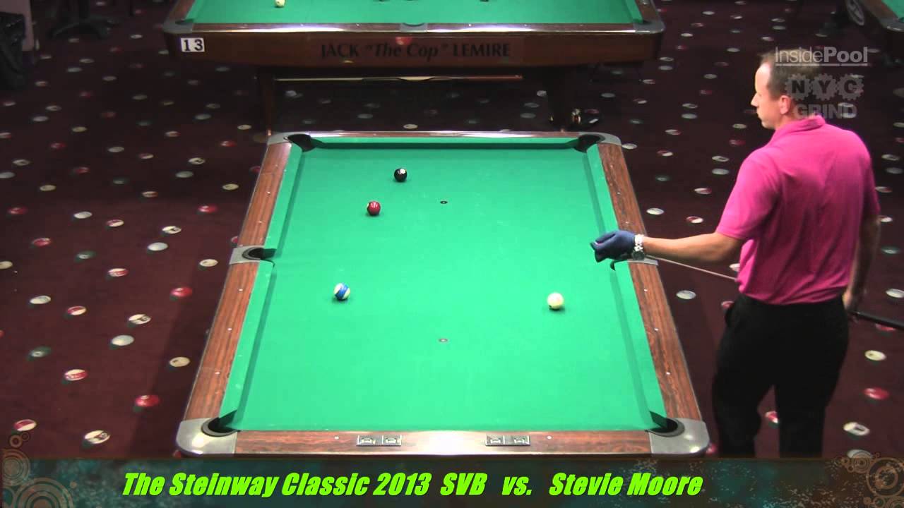 Steinway Classic 2013 Shane Van Boening VS Stevie Moore Part 1