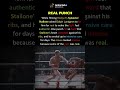 While filming Rocky IV Sylvester Stallone got real punch that admitted him to hospital #shorts