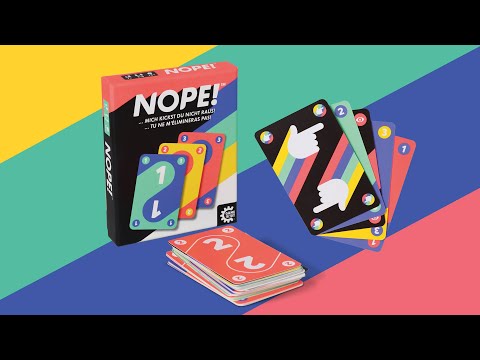 NOPE - Mich kickst du nicht raus!, Kartenspiel von Game Factory