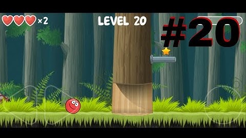 How to complete level 20 deep forest of red ball 4.