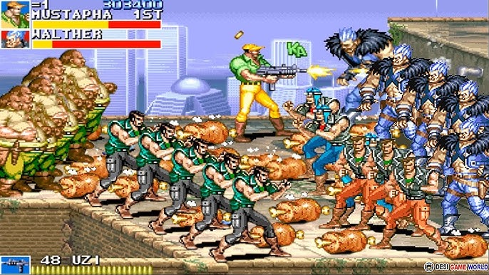 Cadillacs and Dinosaurs (Arcade) – Vigorosamente socando dinos e capangas.