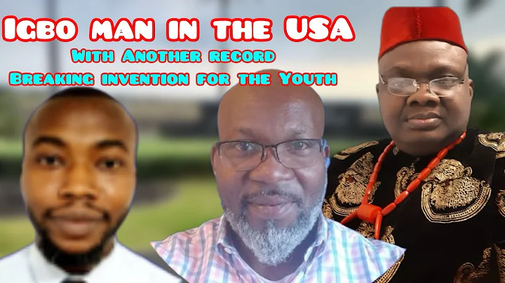 USA Based Igbo man set another record for the youths,