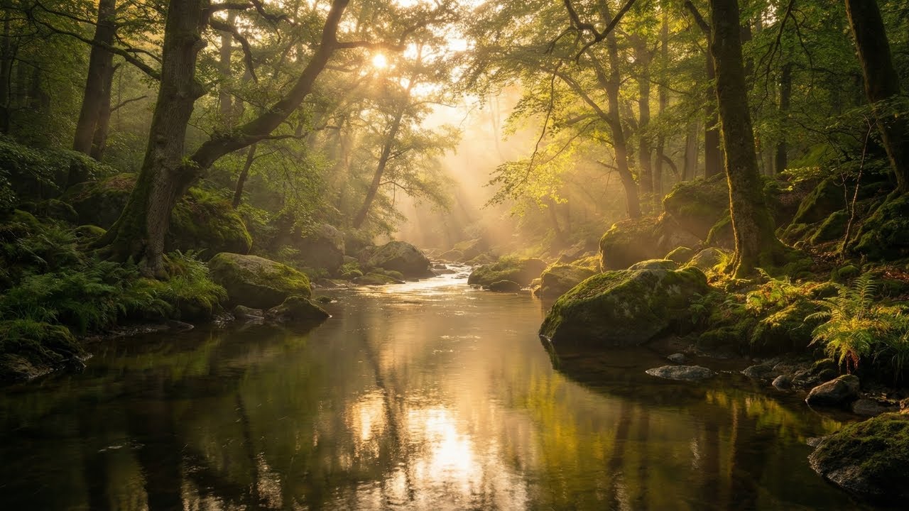 Silent Peace Medicine in Dawn Mist to Refresh the Mind 🌤️