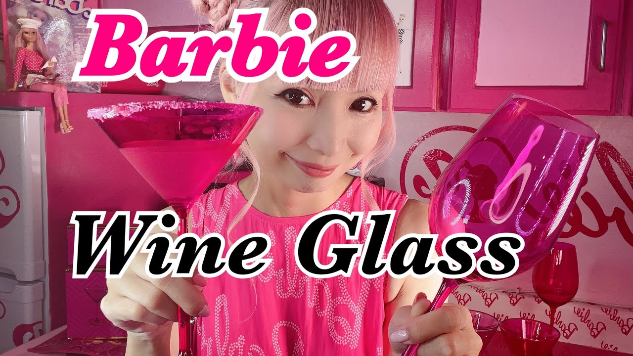 Barbie Wine Glass 