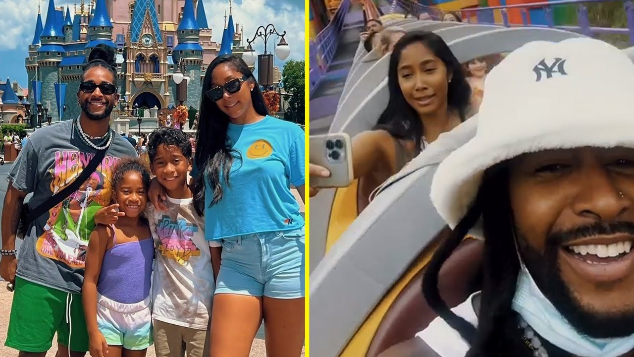 Omarion And Apryl Jones Took Their Kids To Disney World For Their First  Family Trip Together