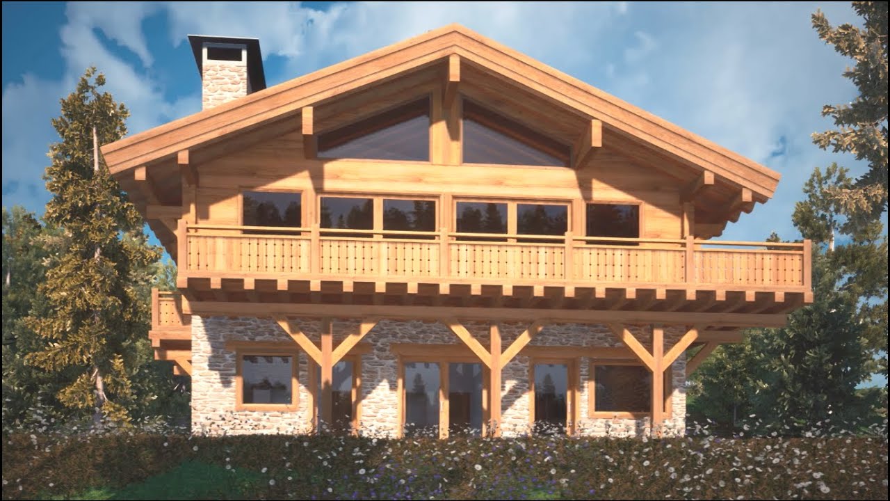 Luxury Chalet / Alpska brvnara 3D (1080p)