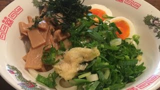 「油そば」をうどんで作る