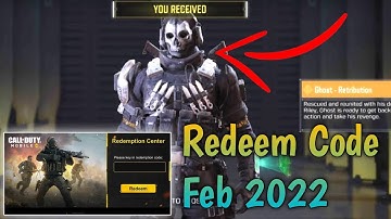 Cod Mobile Redeem Code February 2022 | Codm Redeem Code | Call Of Duty Mobile Redeem Code 2022