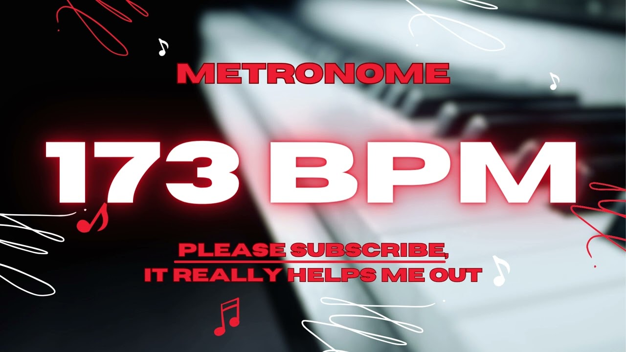173 BPM - 1 Hour Metronome
