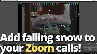 How to add snow to your Zoom calls! ❄️ screenshot 4