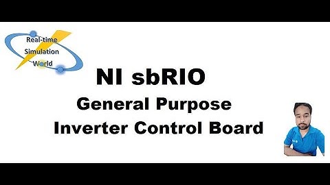 Introduction to NI GPIC | General purpose inverter control | LabVIEW IM | 3-phase induction motor