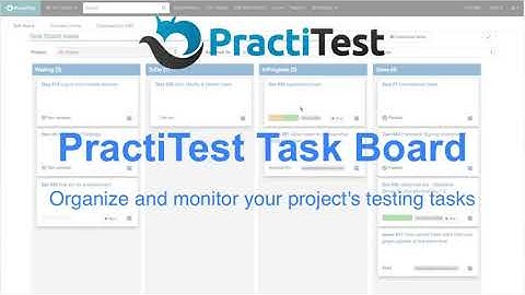 PractiTest Task Board - Manage your testing tasks