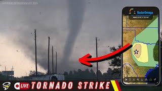 TORNADO Strikes Hawley, Texas Area….TWICE! - Live Storm Chaser Archive (May 2, 2024) screenshot 4