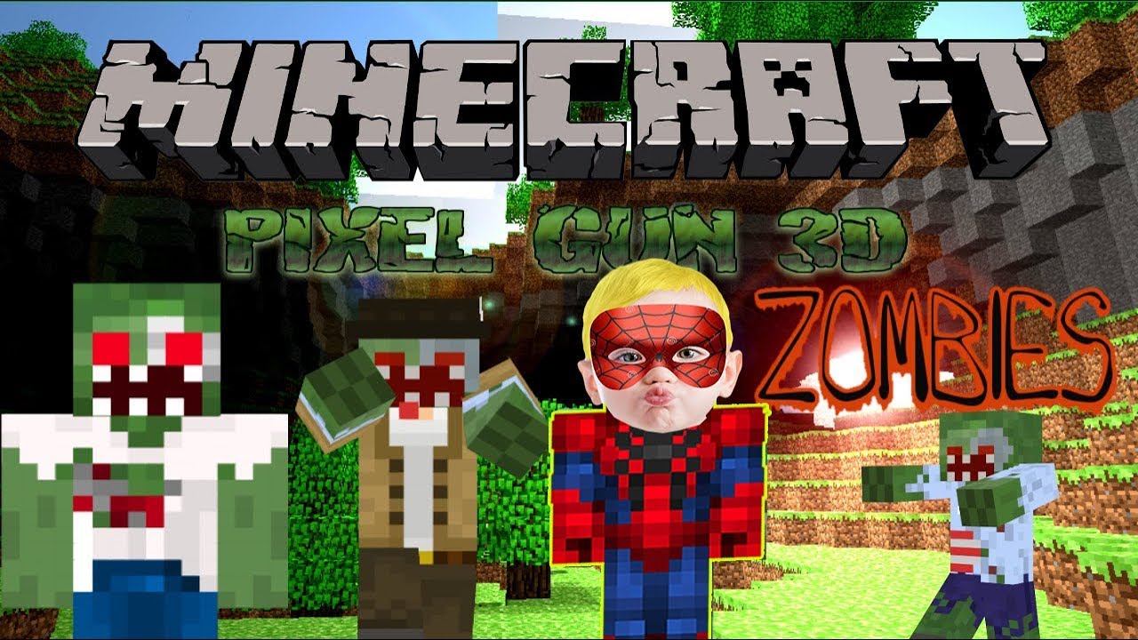 Örümcek Bebek Pixel Gun Oynuyor YouTube