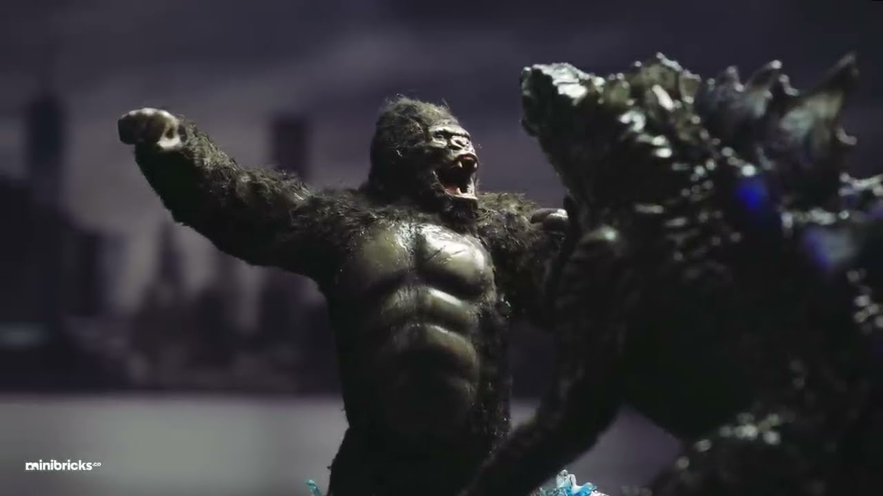 🦖 Godzilla vs. 🦍 Kong final battle / Diorama (NEW 2021)