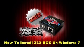 كيفية تثبيت برامج تشغيل Z3X BOX على WINDOWS 7 سبتمبر 2016