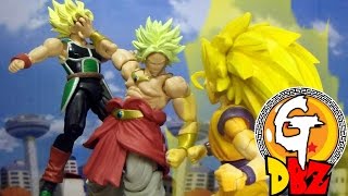 Dragon Ball Z-Son Goku & Bardock VS Broly Stop MotionドラゴンボールZ- 孫悟空VS ブロリー 七龍珠-悟空父子VS布羅利