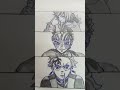 Making manga panels from demon slayer 😊☺️👍