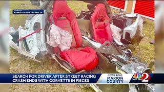 FHP: Corvette driver in serious condition after Ocala street racing crash, 2nd driver flees