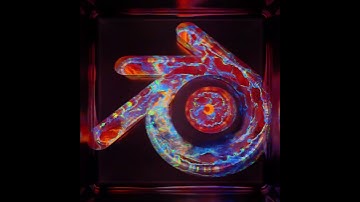 Fluid simulation Logo Reveal - Blender & Flip Fluids Addon