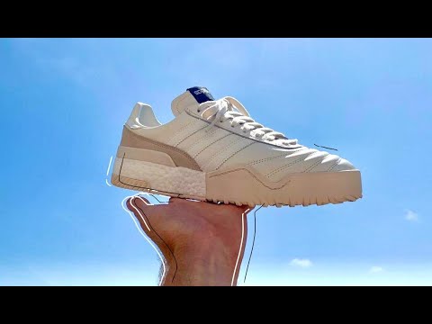 Adidas x Wang Bball Soccer review & on foot - YouTube