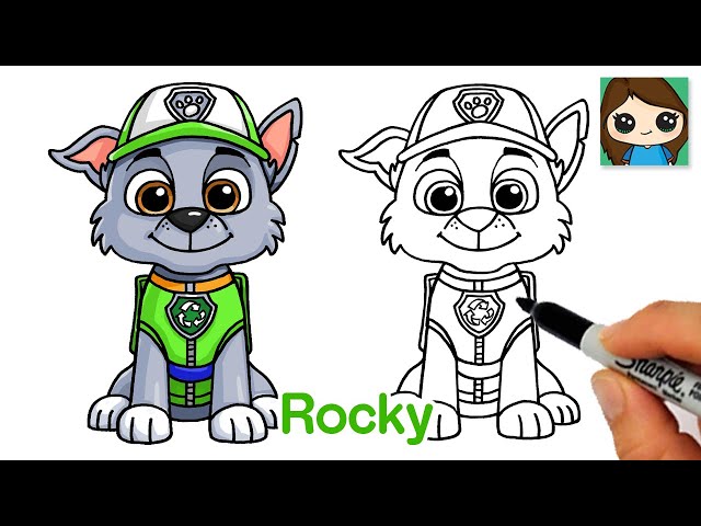 HOW TO DRAW CHASE | PAW PATROL - EASY STEP BY STEP DRAWING TUTORIAL -  YouTube