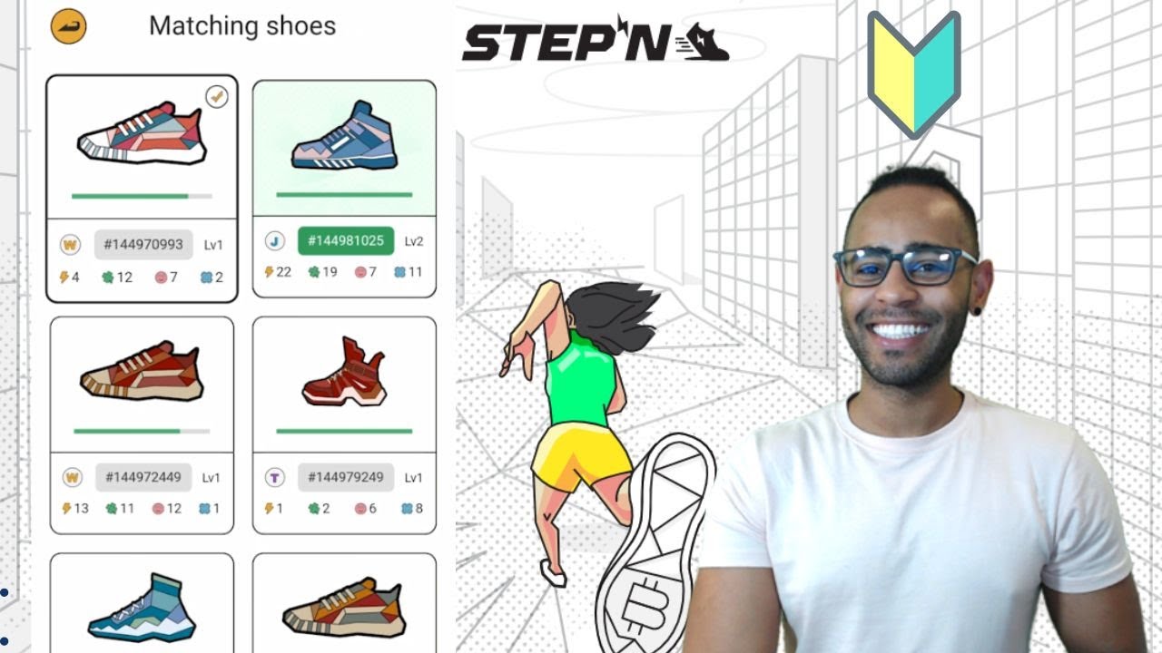 Stepn Move to earn Mystery Box Open, Shoes Enhance, and Gem Upgrade Videos  