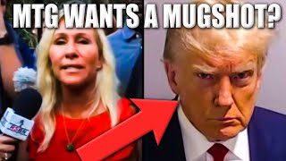 Marjorie Taylor Greene CRACKS Over MAGA Mugshot Lunacy