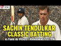 Sachin Tendulkar Classic Batting vs Fanie Devillers in Ahmedabad Test | South Africa Tour India 1996