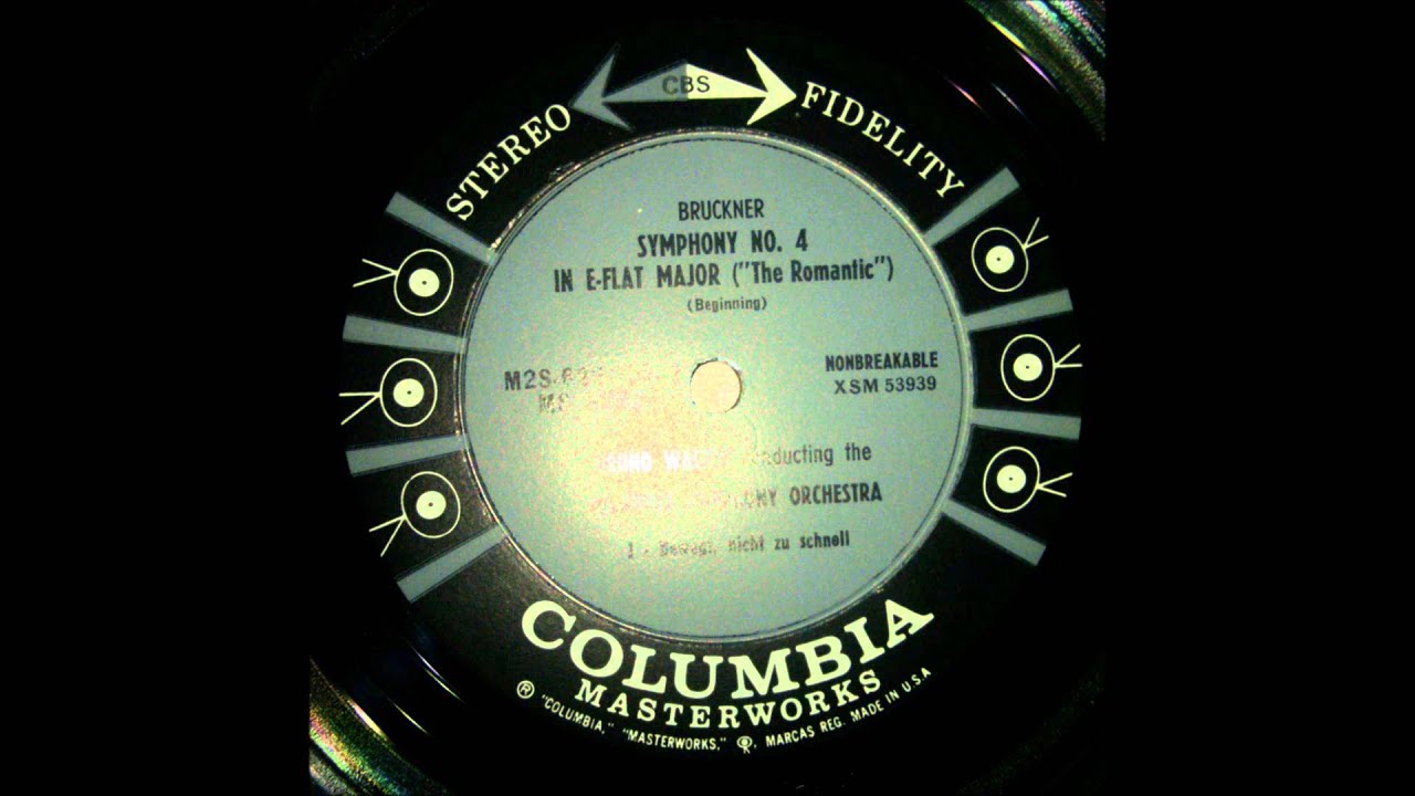 BRUCKNER Symphony No  4 Romantic  , Walter / 1 MOV