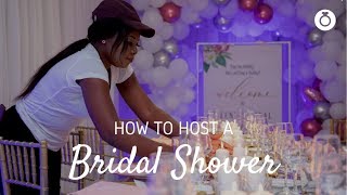 DIY - HOW TO HOST A BRIDAL SHOWER | Planning A Wedding In Ghana - Tips