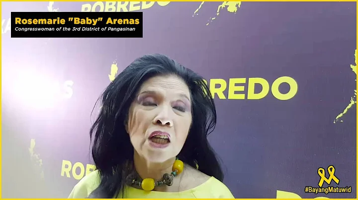 Congresswoman Rosemarie "Baby" Arenas for Roxas-Ro...
